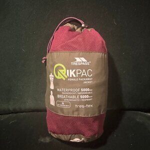 Womens Waterproof Packaway Jacket Qikpac (Moss)